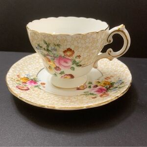 Cauldon Bone China Tea cup and Saucer